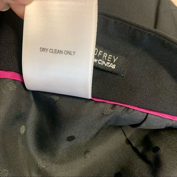 Jay Godfrey for Cintas Black lined pencil skirt NWT business career office Sz 8 - Picture 6 of 10